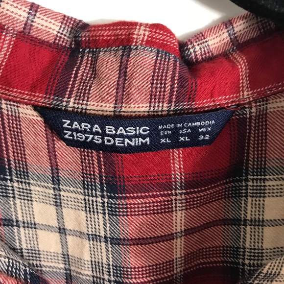 Zara plaid shirt - Picture 3 of 4